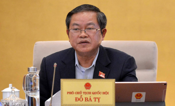 Phó chủ tịch Quốc hội Đỗ Bá Tỵ. Ảnh: Hoàng Phong
