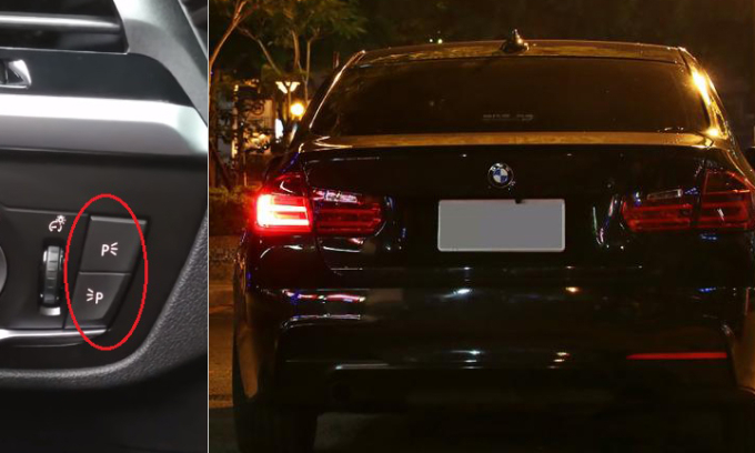 Phím điều chỉnh và đèn chỉ sáng một bên trên xe BMW. Ảnh: Wheelsjoint, Wapcar