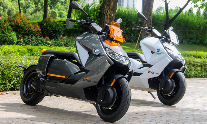 BMW CE04 - xe điện phong cách viễn tưởng đang bán tại Việt Nam. Ảnh: Thành Nhạn