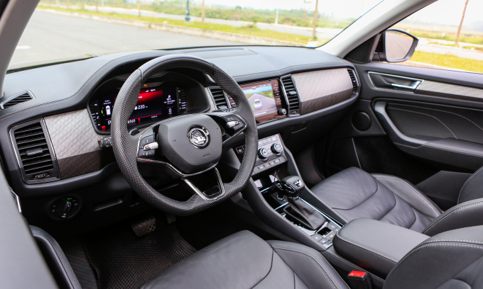 Nội thất Kodiaq.