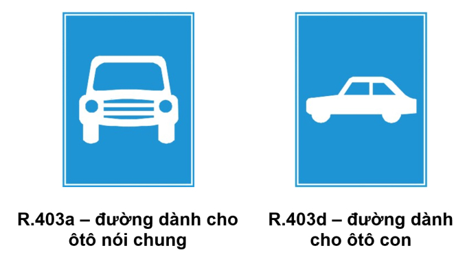 Những cặp biển báo dễ gây nhầm lẫn
