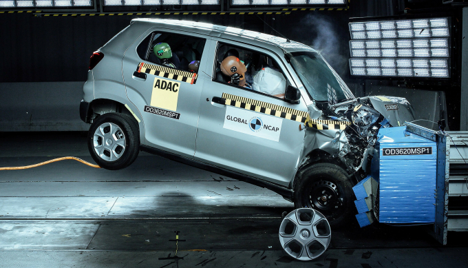 Một tình huống thử đâm va của NCAP. Ảnh: Global NCAP